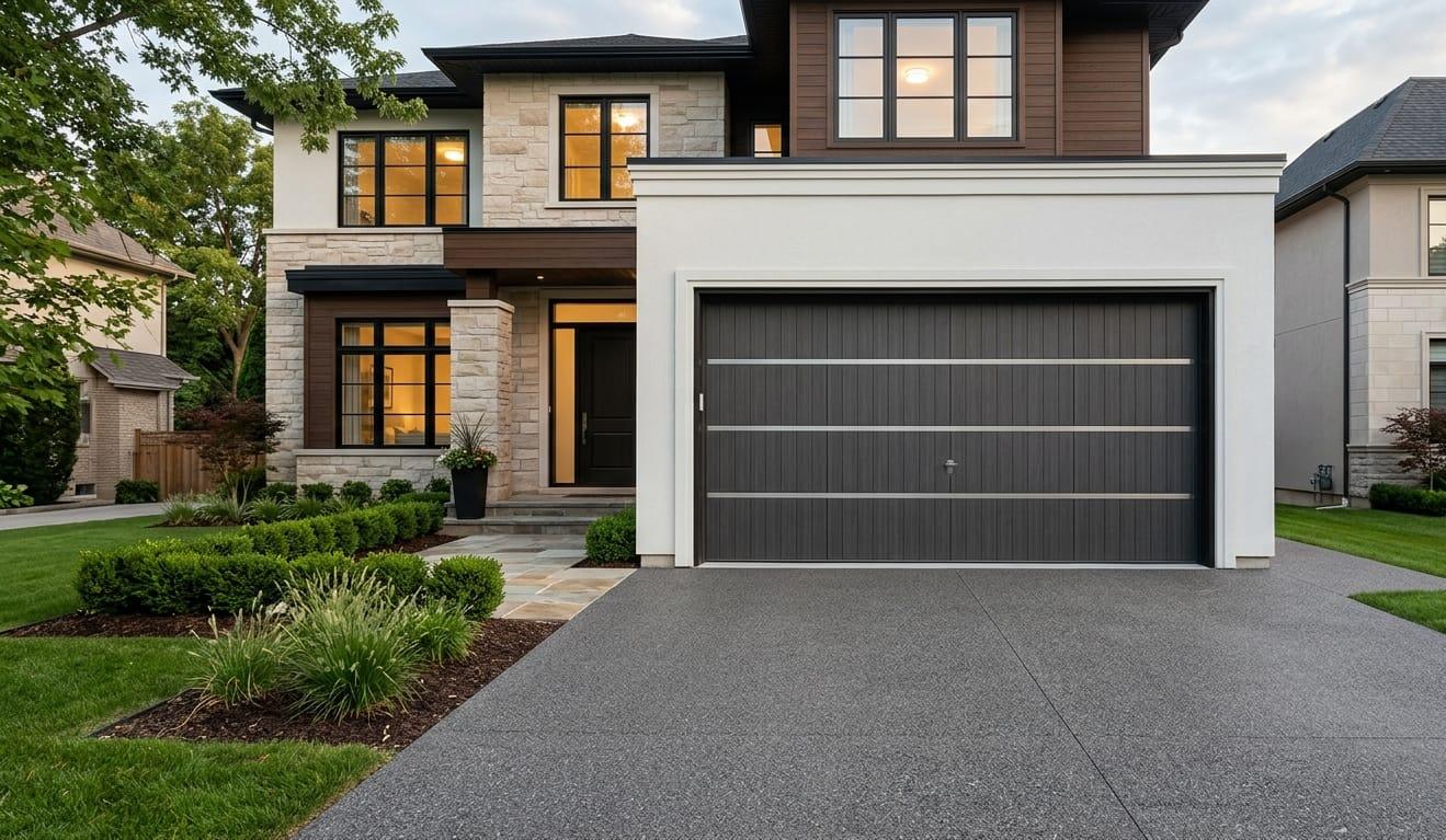 Perfectly installed garage door